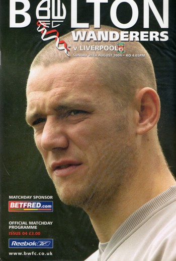 Match programme